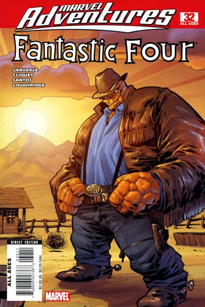 Cover for Marvel Adventures Fantastic Four (Marvel, 2005 series) #32 [Direct Edition]