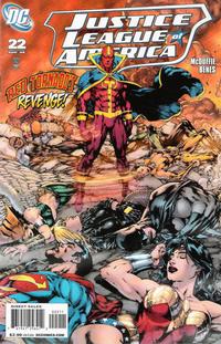 Cover for Justice League of America (DC, 2006 series) #22 [Direct Sales]