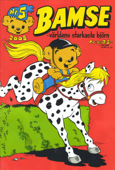 Cover for Bamse (Egmont, 1997 series) #5/2008