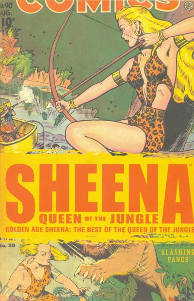 Cover for The Best of the Golden Age Sheena, Queen of the Jungle (Devil's Due Publishing, 2008 series) #1