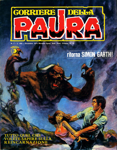 Cover for Corriere della Paura (Editoriale Corno, 1974 series) #7
