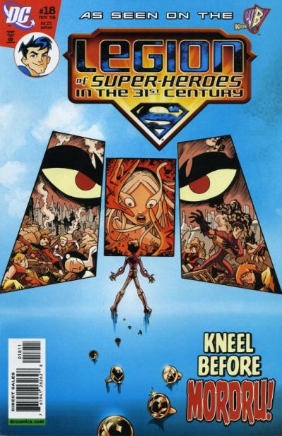 Cover for The Legion of Super-Heroes in the 31st Century (DC, 2007 series) #18