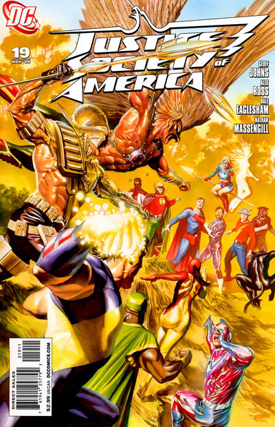 Cover for Justice Society of America (DC, 2007 series) #19 [Alex Ross Cover]