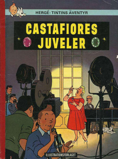 Cover for Tintins äventyr (Illustrationsförlaget, 1968 series) #14 - Castafiores juveler