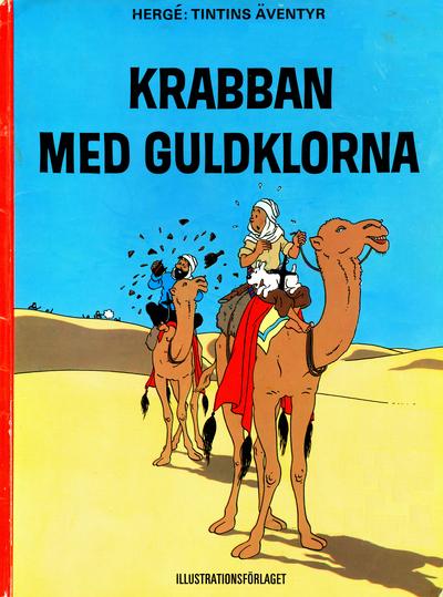 Cover for Tintins äventyr (Illustrationsförlaget, 1968 series) #17 - Krabban med guldklorna