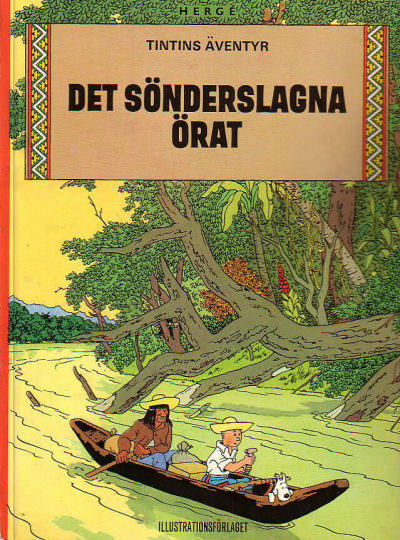Cover for Tintins äventyr (Illustrationsförlaget, 1968 series) #18 - Det sönderslagna örat