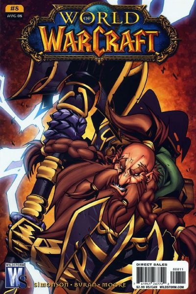 Cover for World of Warcraft (DC, 2008 series) #8 [Ludo Lullabi / Sandra Hope Cover]