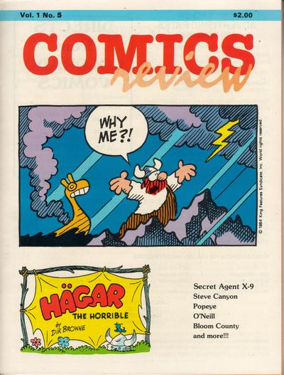 Cover for Comics Review (Manuscript Press, 1984 series) #5