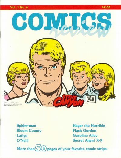 Cover for Comics Review (Manuscript Press, 1984 series) #8