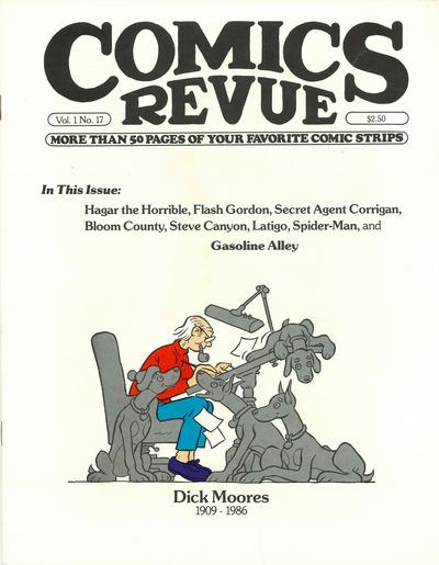 Cover for Comics Revue (Manuscript Press, 1985 series) #17