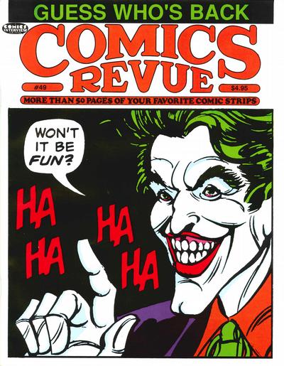 Cover for Comics Revue (Manuscript Press, 1985 series) #49