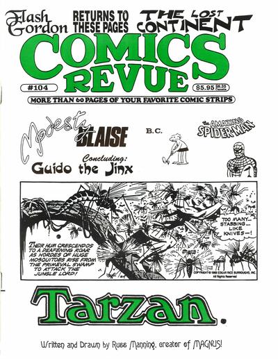 Cover for Comics Revue (Manuscript Press, 1985 series) #104