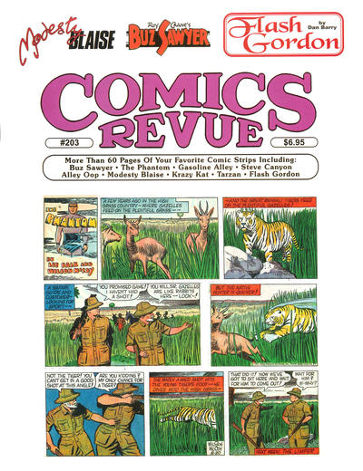 Cover for Comics Revue (Manuscript Press, 1985 series) #203