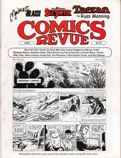 Cover for Comics Revue (Manuscript Press, 1985 series) #216