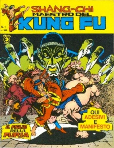 Cover for Shang-Chi Maestro del Kung Fu (Editoriale Corno, 1975 series) #1