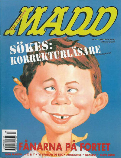 Cover for Svenska Mad (Atlantic Förlags AB, 1997 series) #4/1998