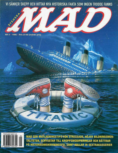 Cover for Svenska Mad (Atlantic Förlags AB, 1997 series) #5/1998