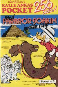 Cover Thumbnail for Kalle Ankas pocket (Richters Förlag AB, 1985 series) #5 - Med Farbror Joakim jorden runt