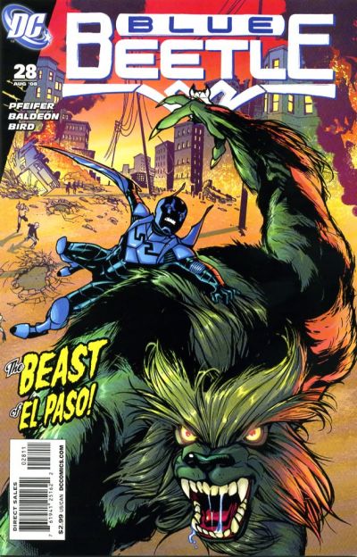 Cover for The Blue Beetle (DC, 2006 series) #28