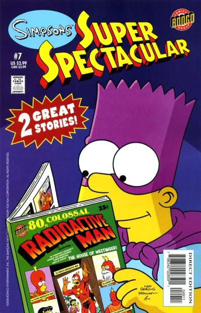 Cover for Bongo Comics Presents Simpsons Super Spectacular (Bongo, 2005 series) #7