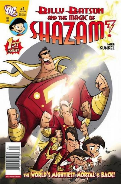 Cover for Billy Batson & the Magic of Shazam! (DC, 2008 series) #1 [Newsstand]