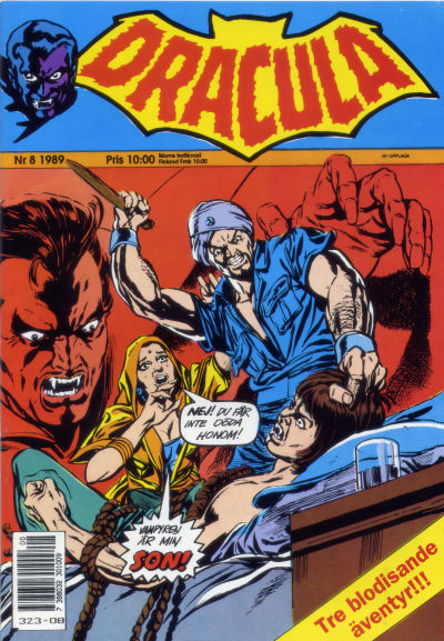 Cover for Dracula (Atlantic Förlags AB, 1982 series) #8/1989