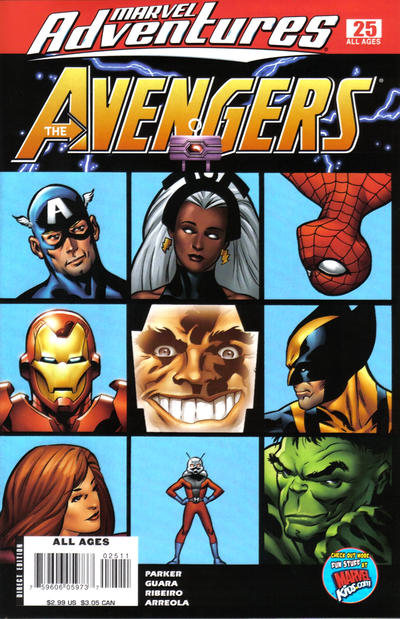 Cover for Marvel Adventures The Avengers (Marvel, 2006 series) #25