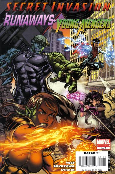 Cover for Secret Invasion: Runaways / Young Avengers (Marvel, 2008 series) #1