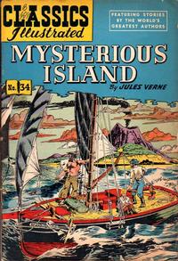 Cover Thumbnail for Classics Illustrated (Gilberton, 1947 series) #34 - Mysterious Island [HRN 60]