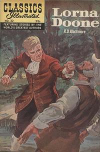 Cover for Classics Illustrated (Gilberton, 1947 series) #32 [HRN 166] - Lorna Doone
