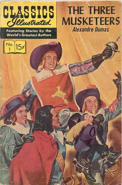 Cover for Classics Illustrated (Gilberton, 1947 series) #1 [HRN 150] - The Three Musketeers