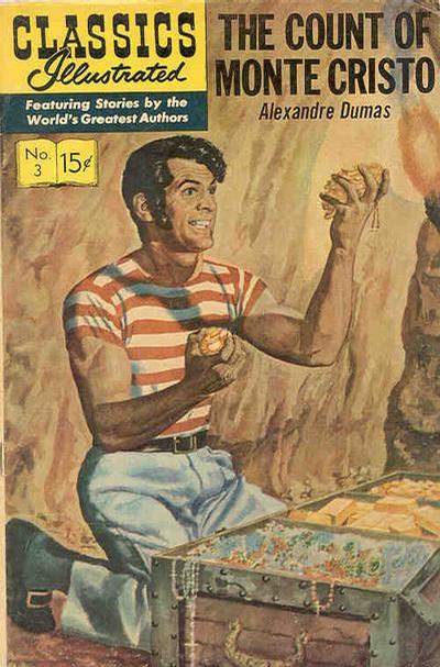 Cover for Classics Illustrated (Gilberton, 1947 series) #3 [HRN 135] - The Count of Monte Cristo