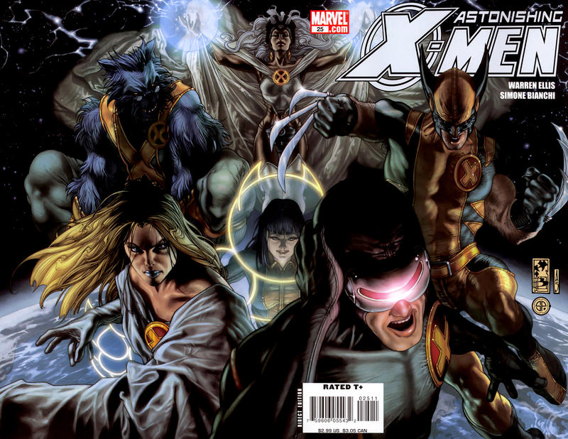 Cover for Astonishing X-Men (Marvel, 2004 series) #25 [Direct]