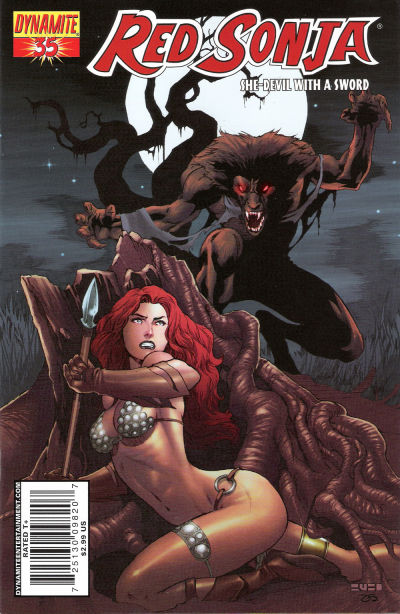 Cover for Red Sonja (Dynamite Entertainment, 2005 series) #35 [Mel Rubi Cover]