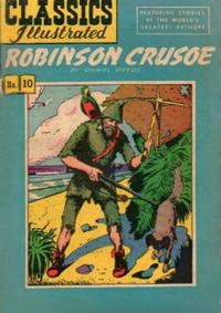 Cover Thumbnail for Classics Illustrated (Gilberton, 1947 series) #10 [HRN 51] - Robinson Crusoe