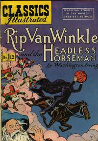 Cover Thumbnail for Classics Illustrated (Gilberton, 1947 series) #12 [HRN 60] - Rip Van Winkle and the Headless Horseman