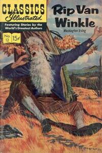 Cover for Classics Illustrated (Gilberton, 1947 series) #12 [HRN 150] - Rip Van Winkle