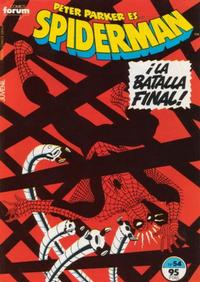 Cover Thumbnail for Spiderman (Planeta DeAgostini, 1983 series) #54