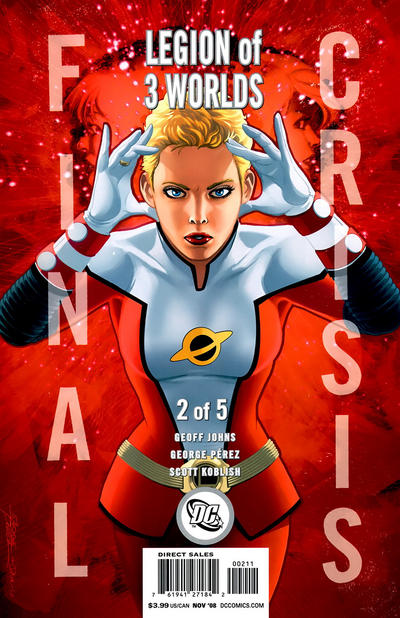 Cover for Final Crisis: Legion of Three Worlds (DC, 2008 series) #2
