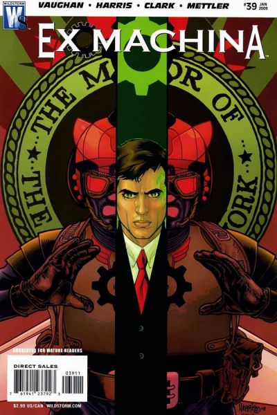 Cover for Ex Machina (DC, 2004 series) #39
