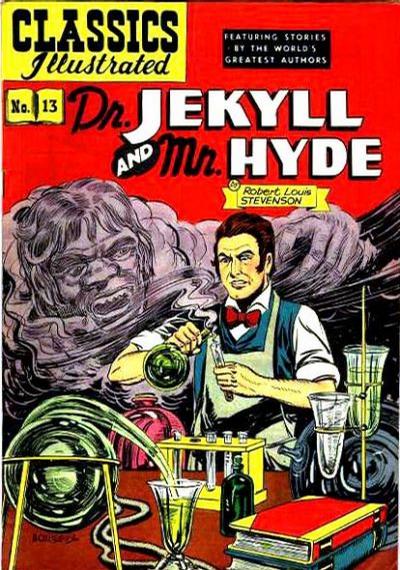 Cover for Classics Illustrated (Gilberton, 1947 series) #13 [HRN 60] - Dr. Jekyll and Mr. Hyde