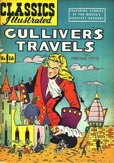 Cover for Classics Illustrated (Gilberton, 1947 series) #16 [HRN 60] - Gulliver's Travels