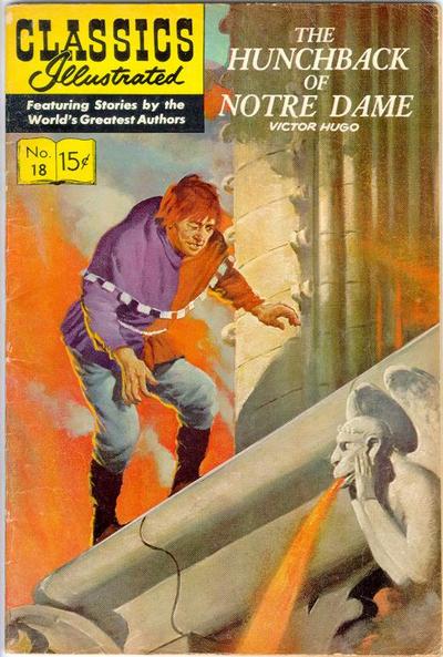 Cover for Classics Illustrated (Gilberton, 1947 series) #18 [HRN 158] - The Hunchback of Notre Dame [2nd Painted Cover-New Art]
