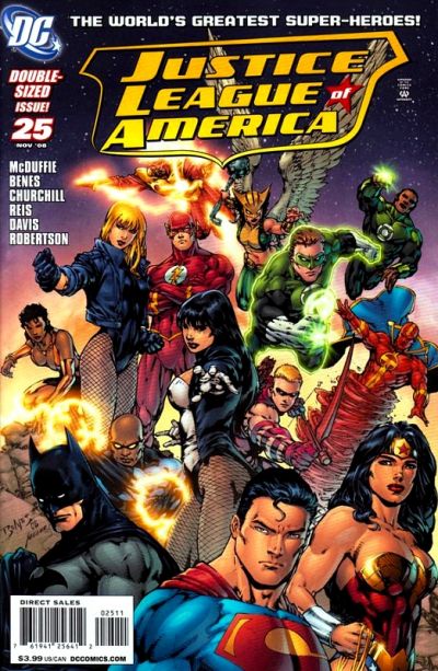Cover for Justice League of America (DC, 2006 series) #25