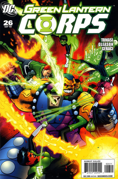 Cover for Green Lantern Corps (DC, 2006 series) #26