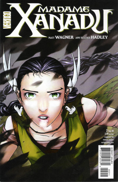 Cover for Madame Xanadu (DC, 2008 series) #2 [Amy Reeder Hadley Cover]
