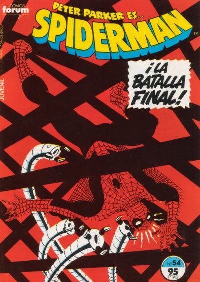 Cover for Spiderman (Planeta DeAgostini, 1983 series) #54