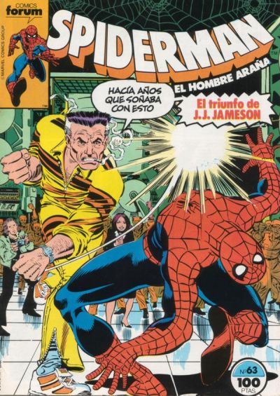 Cover for Spiderman (Planeta DeAgostini, 1983 series) #63