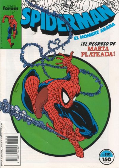 Cover for Spiderman (Planeta DeAgostini, 1983 series) #191