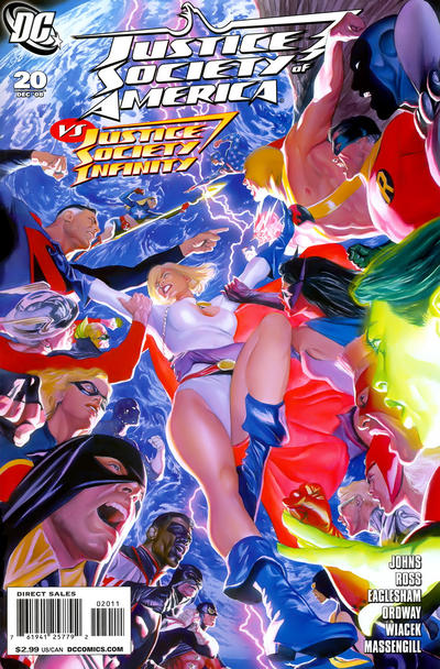 Cover for Justice Society of America (DC, 2007 series) #20 [Alex Ross Cover]